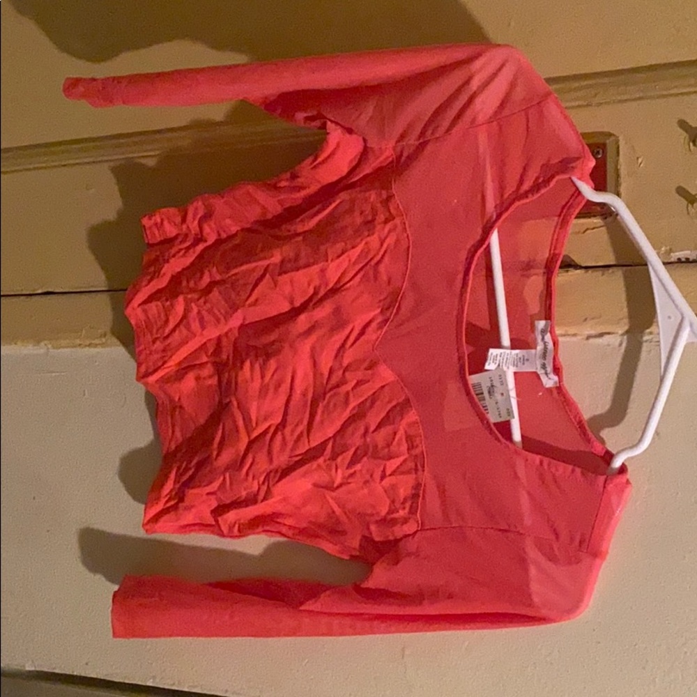 Pink crop top